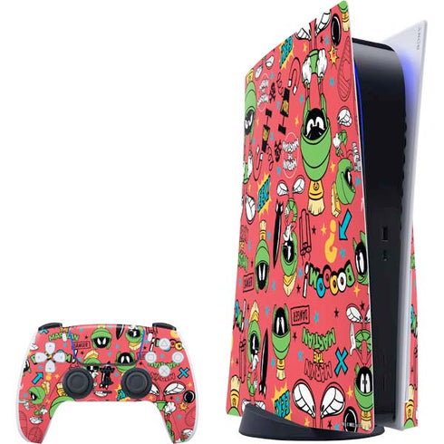 Looney Tunes Marvin the Martian Patches PlayStation PS5 Skins