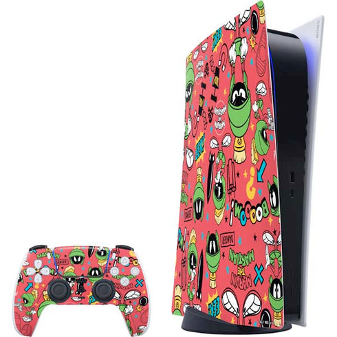 Looney Tunes Marvin the Martian Patches PlayStation PS5 Skins