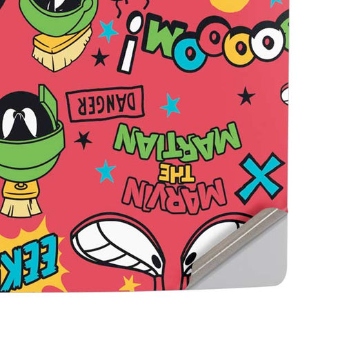 Looney Tunes Marvin the Martian Patches PS5 Pro Disk Console Skin