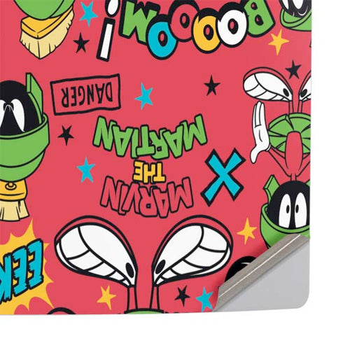 Looney Tunes Marvin the Martian Patches PS5 Slim Digital Edition Console Skin