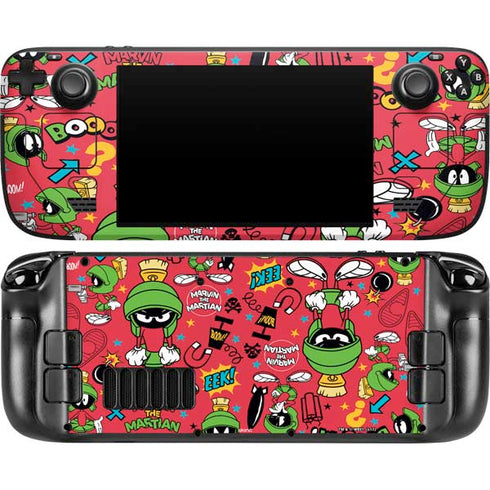 Looney Tunes Marvin the Martian Patches Steam Deck Handheld Gaming Computer OLED Skin