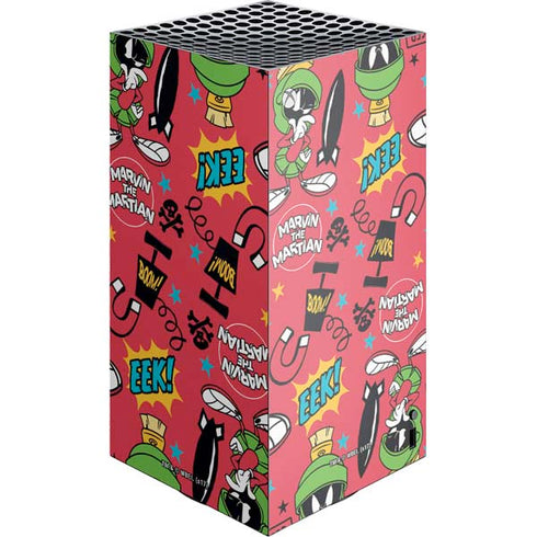Looney Tunes Marvin the Martian Patches XBox Series X Digital Edition Console Skin