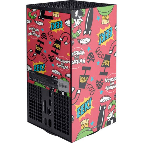Looney Tunes Marvin the Martian Patches XBox Series X Digital Edition Console Skin