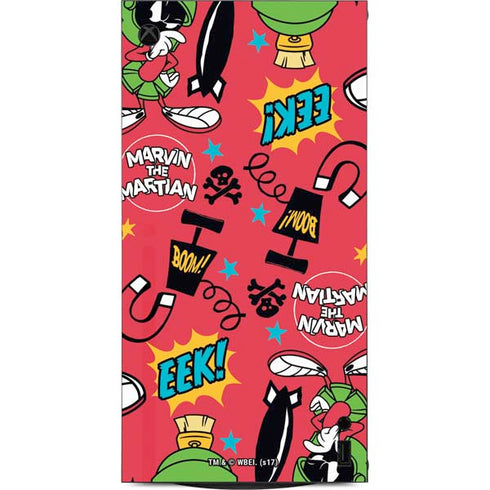 Looney Tunes Marvin the Martian Patches XBox Series X Digital Edition Console Skin