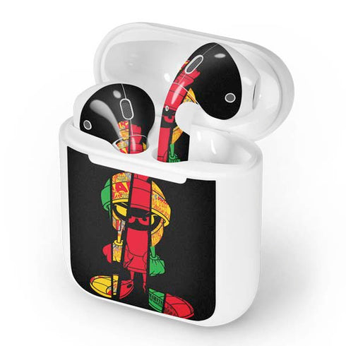 Looney Tunes Marvin the Martian Sliced Apple AirPods Skin