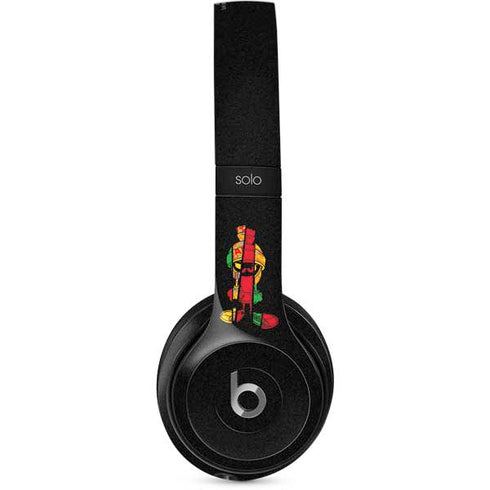 Looney Tunes Marvin the Martian Sliced Beats Solo 2 Wired Skin