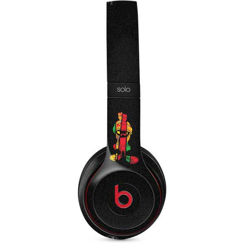 Looney Tunes Marvin the Martian Sliced Beats Solo 2 Wireless Skin