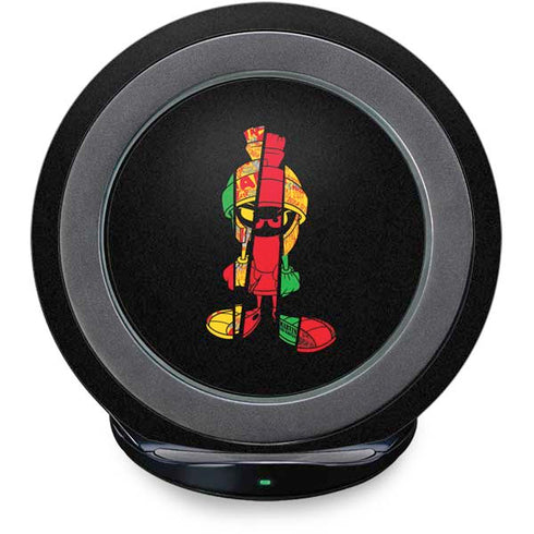 Looney Tunes Marvin the Martian Sliced Fast Charge Wireless Charging Stand Skin