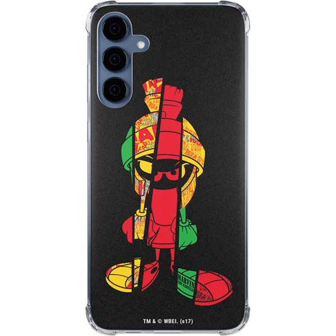 Looney Tunes Marvin the Martian Sliced Galaxy A55 5G Clear Case