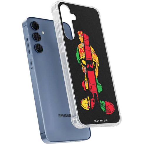 Looney Tunes Marvin the Martian Sliced Galaxy A55 5G Clear Case