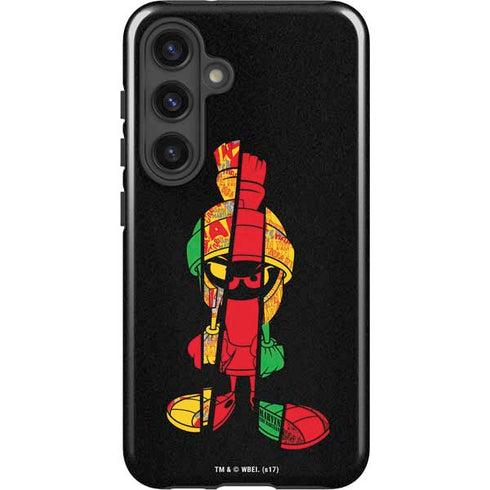 Looney Tunes Marvin the Martian Sliced Galaxy S25 Impact Case
