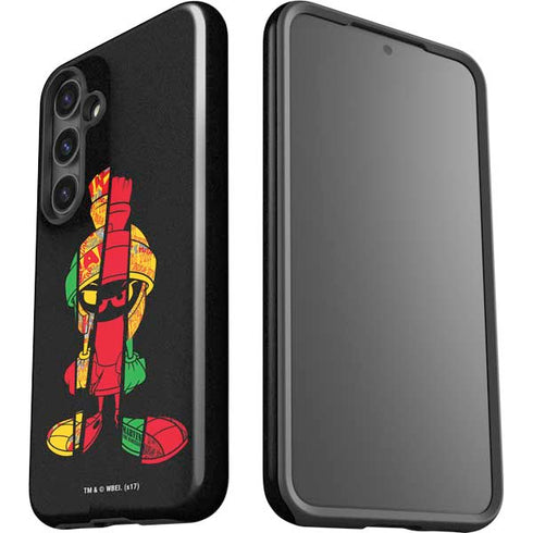 Looney Tunes Marvin the Martian Sliced Galaxy S25 Impact Case