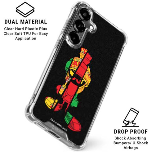 Looney Tunes Marvin the Martian Sliced Galaxy S26 Clear Case