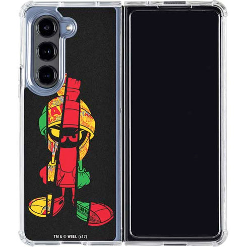 Looney Tunes Marvin the Martian Sliced Galaxy Z Fold5 5G Clear Case