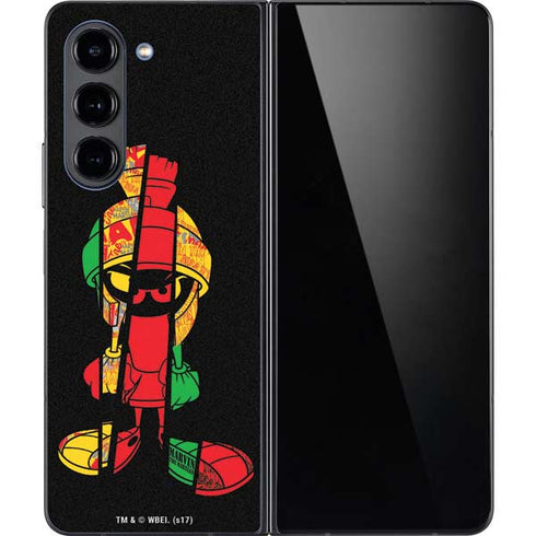 Looney Tunes Marvin the Martian Sliced Galaxy Z Fold5 5G Skin