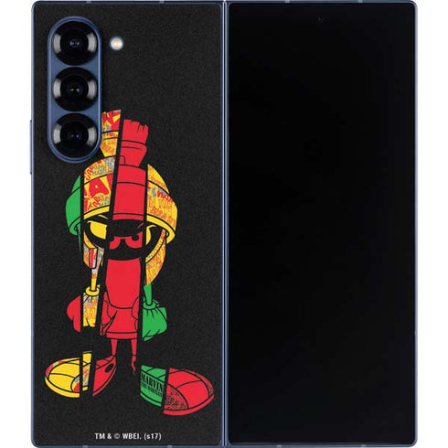 Looney Tunes Marvin the Martian Sliced Galaxy Z Fold6 Skin