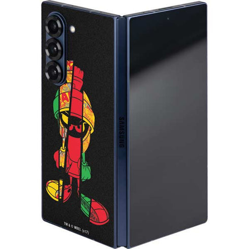 Looney Tunes Marvin the Martian Sliced Galaxy Z Fold6 Skin