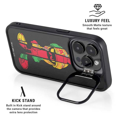 Looney Tunes Marvin the Martian Sliced iPhone 14 Pro Max Kickstand Case