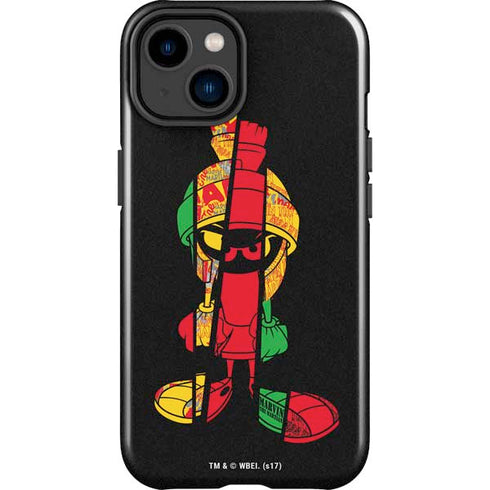 Looney Tunes Marvin the Martian Sliced iPhone 15 Impact Case