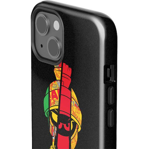 Looney Tunes Marvin the Martian Sliced iPhone 15 Impact Case
