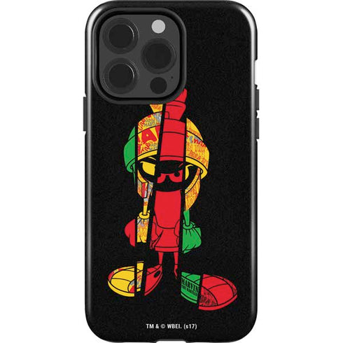 Looney Tunes Marvin the Martian Sliced iPhone 15 Pro Impact Case