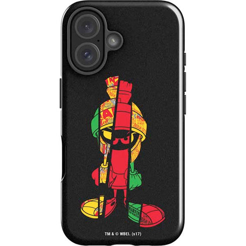 Looney Tunes Marvin the Martian Sliced iPhone 16 Plus Impact Case