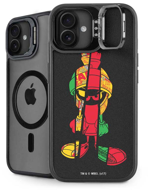 Looney Tunes Marvin the Martian Sliced iPhone 16 Plus Kickstand Case