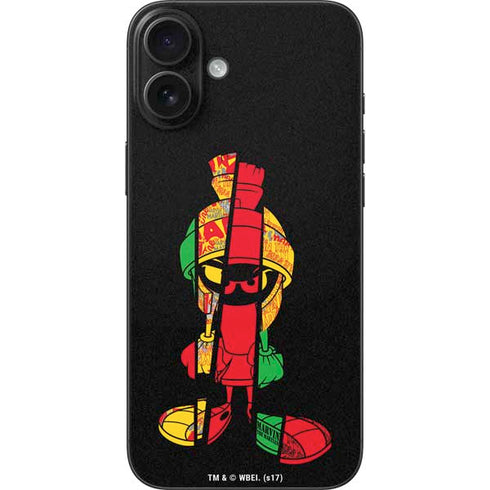 Looney Tunes Marvin the Martian Sliced iPhone 16 Plus Skin
