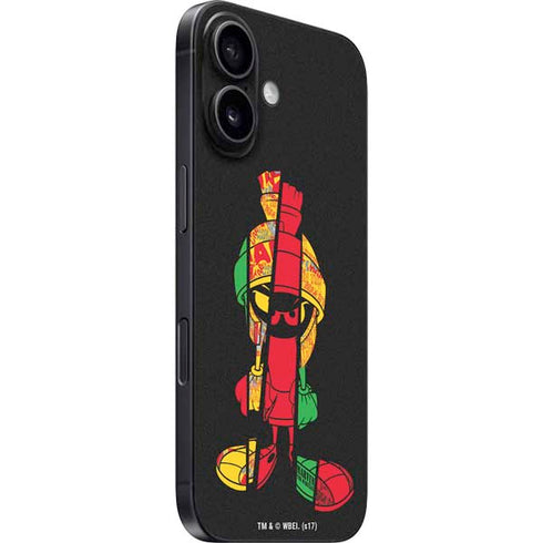 Looney Tunes Marvin the Martian Sliced iPhone 16 Plus Skin