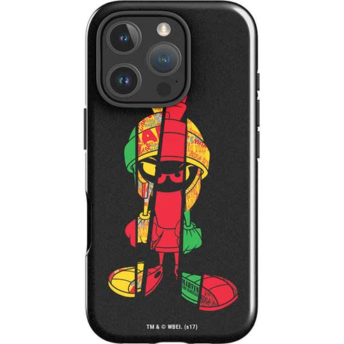 Looney Tunes Marvin the Martian Sliced iPhone 16 Pro Impact Case
