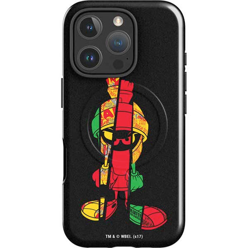 Looney Tunes Marvin the Martian Sliced iPhone 16 Pro Magsafe Impact Case