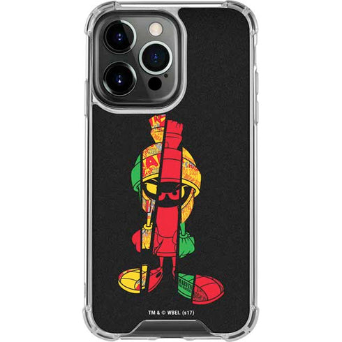 Looney Tunes Marvin the Martian Sliced iPhone 16 Pro Max Clear Case
