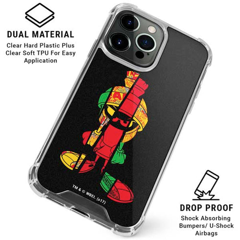 Looney Tunes Marvin the Martian Sliced iPhone 16 Pro Max Clear Case