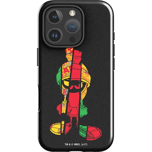 Looney Tunes Marvin the Martian Sliced iPhone 16 Pro Max Impact Case