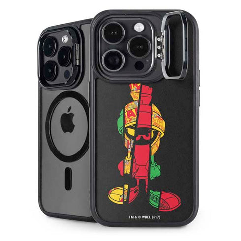 Looney Tunes Marvin the Martian Sliced iPhone 16 Pro Max Kickstand Case