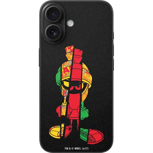 Looney Tunes Marvin the Martian Sliced iPhone 16 Skin