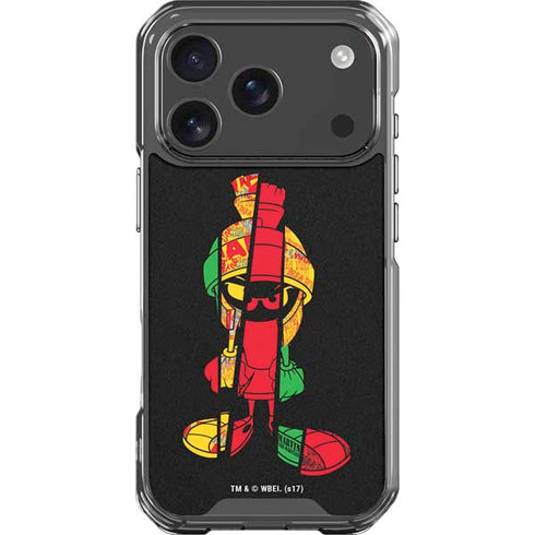 Looney Tunes Marvin the Martian Sliced iPhone 18 Pro Clear Case