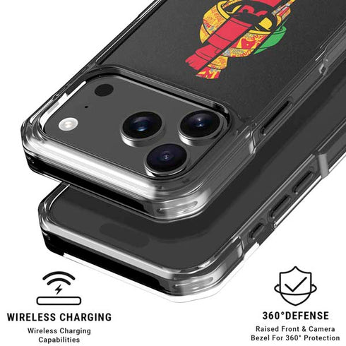 Looney Tunes Marvin the Martian Sliced iPhone 18 Pro Clear Case
