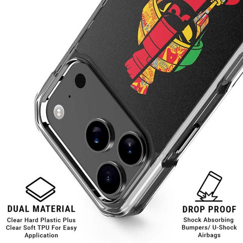 Looney Tunes Marvin the Martian Sliced iPhone 18 Pro Clear Case