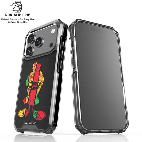 Looney Tunes Marvin the Martian Sliced iPhone 18 Pro Clear Case