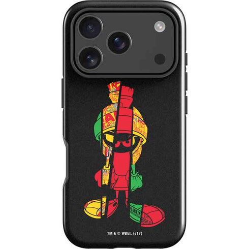 Looney Tunes Marvin the Martian Sliced iPhone 18 Pro Max Impact Case