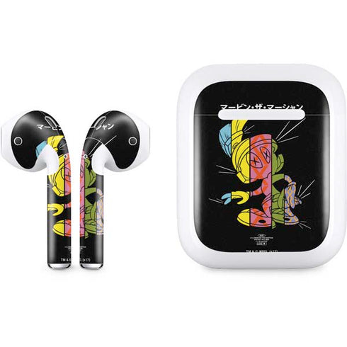 Looney Tunes Marvin the Martian Sliced Juxtapose Apple AirPods Skin