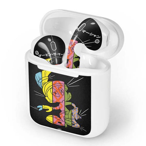 Looney Tunes Marvin the Martian Sliced Juxtapose Apple AirPods Skin