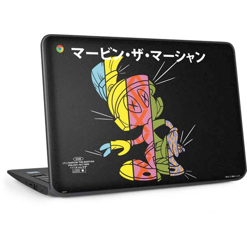 Looney Tunes Marvin the Martian Sliced Juxtapose HP Chromebook Skin