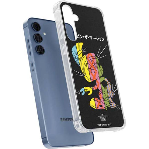 Looney Tunes Marvin the Martian Sliced Juxtapose Galaxy A55 5G Clear Case