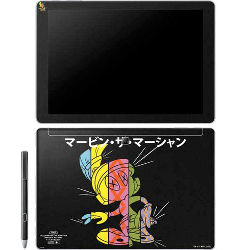 Looney Tunes Marvin the Martian Sliced Juxtapose Galaxy Book 12in Skin