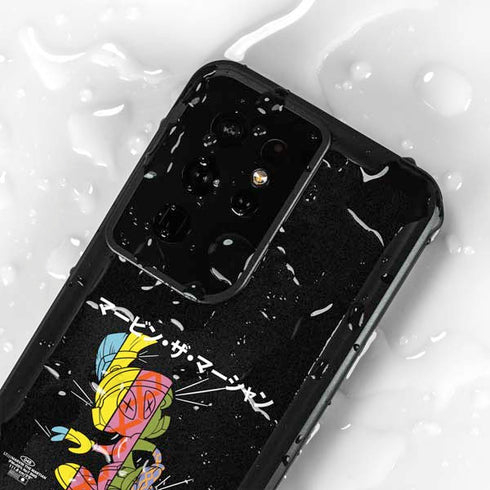 Looney Tunes Marvin the Martian Sliced Juxtapose Galaxy S24 Ultra Waterproof Case