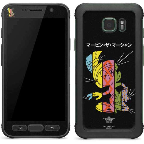 Looney Tunes Marvin the Martian Sliced Juxtapose Galaxy S7 Active Skin