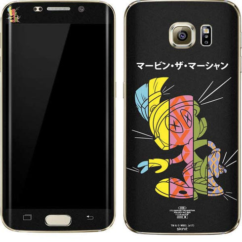 Looney Tunes Marvin the Martian Sliced Juxtapose Galaxy S7 Edge Skin