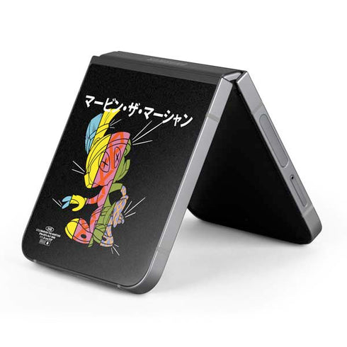 Looney Tunes Marvin the Martian Sliced Juxtapose Galaxy Z Flip6 Skin